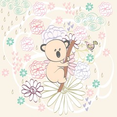 Fototapeta premium childish card