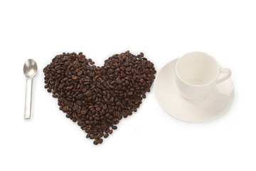 coffee heart