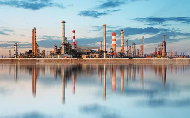 Photo sur Plexiglas Bâtiment industriel Industrie - Raffinerie de pétrole, Usine pétrochimique