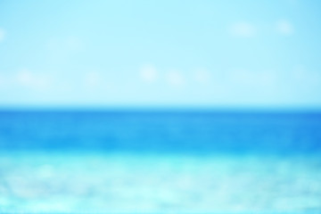 Blurred view of ocean water background