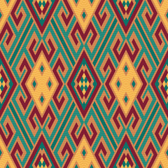 Seamless oriental pattern in soft hues