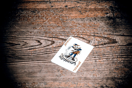 card with joker