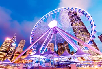 Foto op Plexiglas Hong Kong Observation Wheel © estherpoon