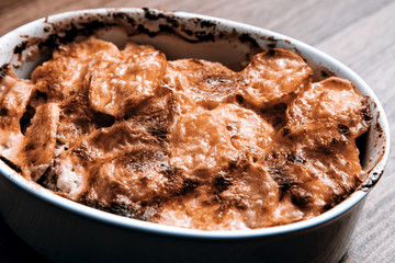 potatoes in the bowl