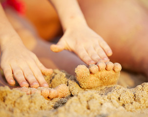 beach baby legs