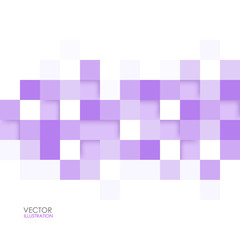 Abstract square lilac background. Vector Illustration