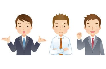 ビジネスマン　バストアップ　セット