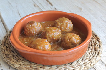 Meatballs in sauce