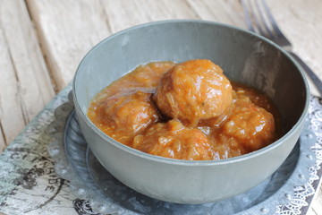 Meatballs in sauce