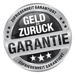Geld zurück Garantie - Zufriedenheit garantiert