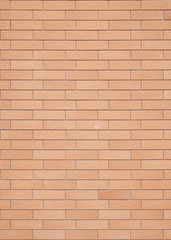 Background of new brick wall