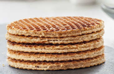 Dutch Waffles close up