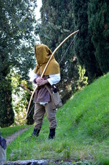 medieval seeking man living during a long war