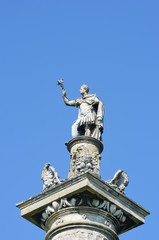 Fototapeta na wymiar Detail of Duke of Marlborough victory column