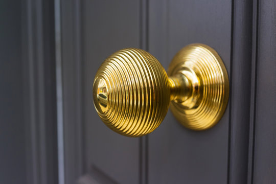 Brass Door Knob Handle