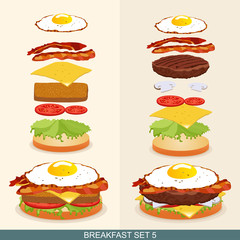 Burger set 5