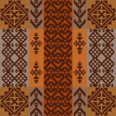 Ethnic style seamless pattern