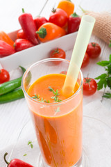 red paprika smoothie