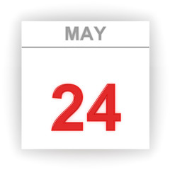May 24. Day on the calendar.