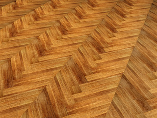 New oak parquet