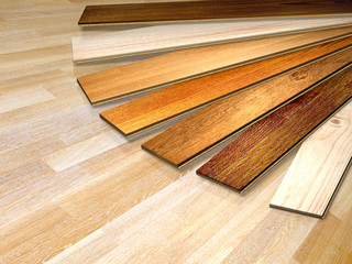 New oak parquet