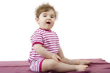 Naklejka premium young baby portrait