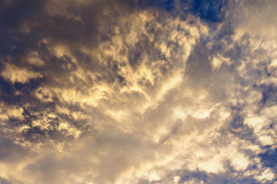 cloudscape at sunset