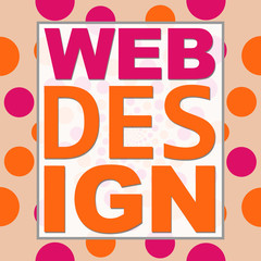 Web Design Peach Pink Circles