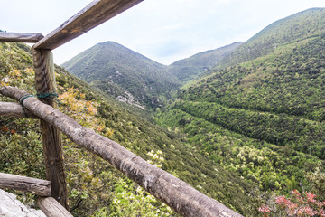 Panorama in collina