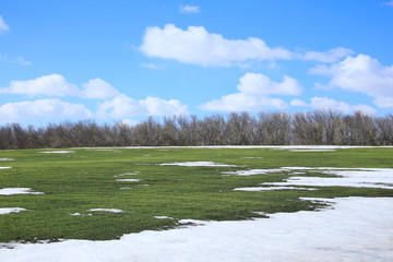 snow melt in the early spring © salman2