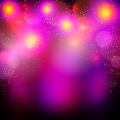 Fototapeta premium Abstract blurred bokeh effect background