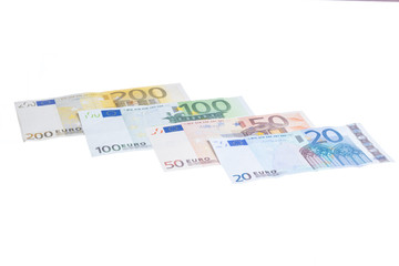 Euro banknote collection