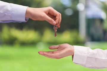 Real Estate. Handing Over The Keys