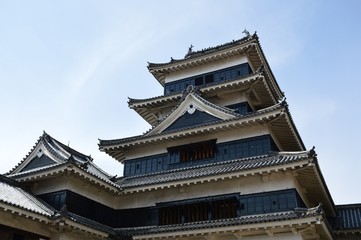 Fototapeta na wymiar Burg Matsumoto in Matsumoto, Japan