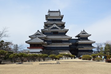 Burg Matsumoto in Matsumoto, Japan