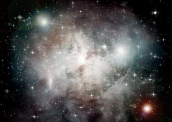 Fototapeta premium Stars of a planet and galaxy