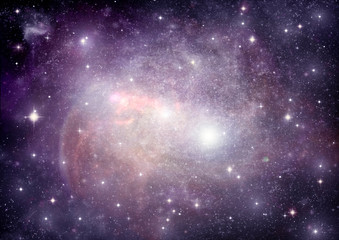 Obraz na płótnie Canvas Stars of a planet and galaxy