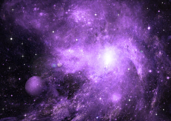 Stars of a planet and galaxy