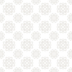 Seamless floral pattern wallpapers in the style of Baroque . Can