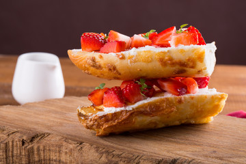 Strawberry bruschetta