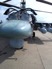 Вертолет КА-52 участник парада Победы 9 мая 2015 года