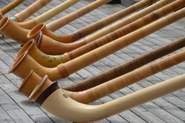 Alpine horns