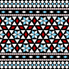 Tribal Seamless Pattern. Ethnic Vector Background