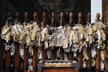 Detailaufnahme am Zenko-ji Tempel in Nagano, Japan