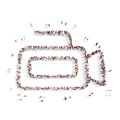 people in the form of a camera.