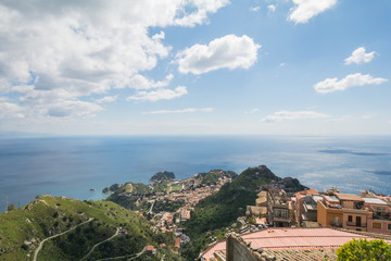 Taormina Ocean view with Etna in the Background