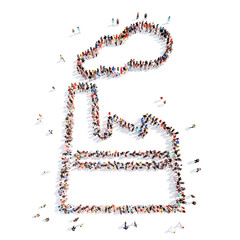 people in the form of  plant.