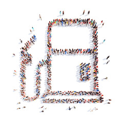 people in the form of gasoline refueling.