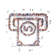 people in the form of bill acceptor.