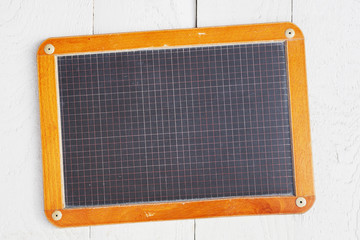 Obraz premium Kreideltafel, Textfreiraum, Holzhintergrund